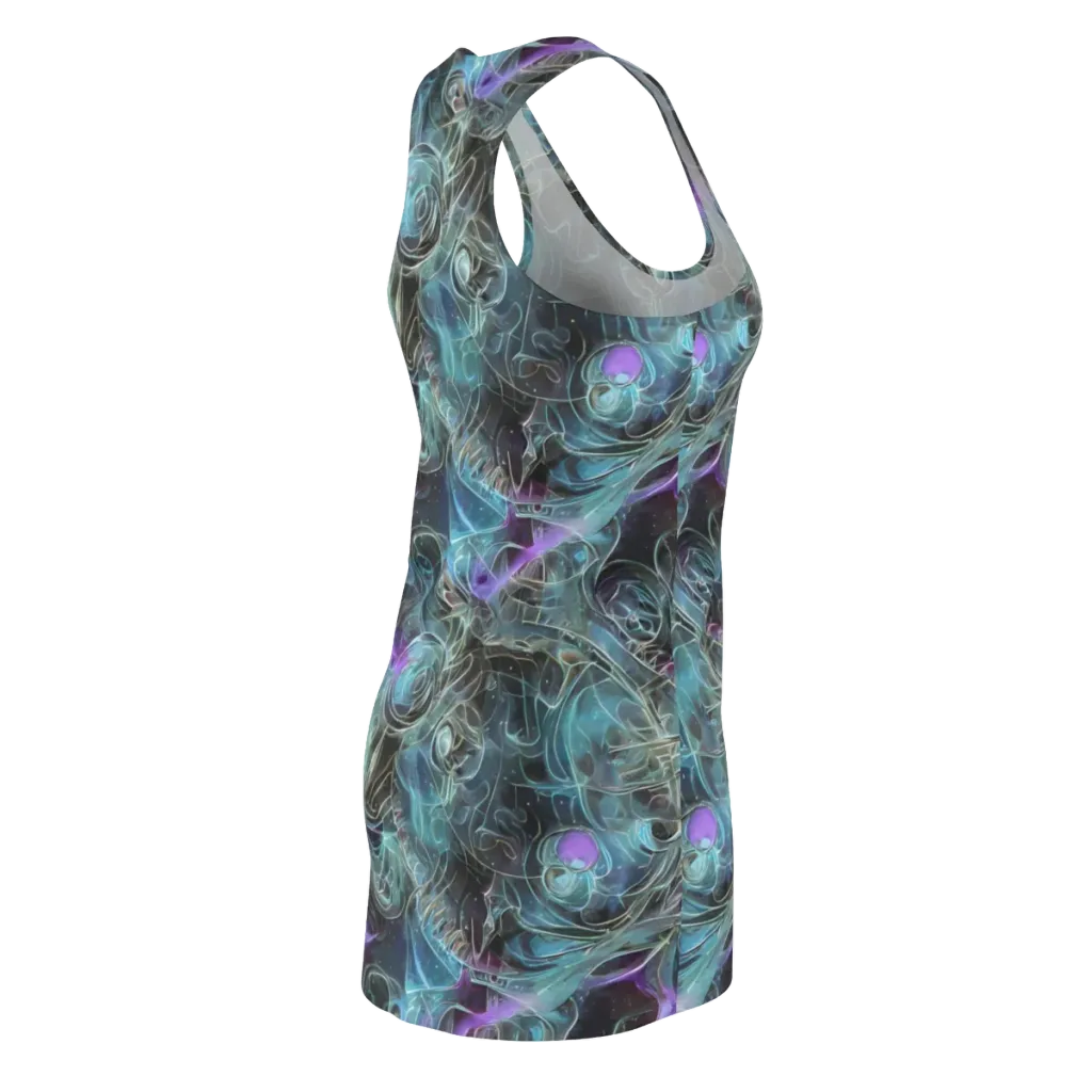 Deep Space Opal on Racerback Dress — Back Side