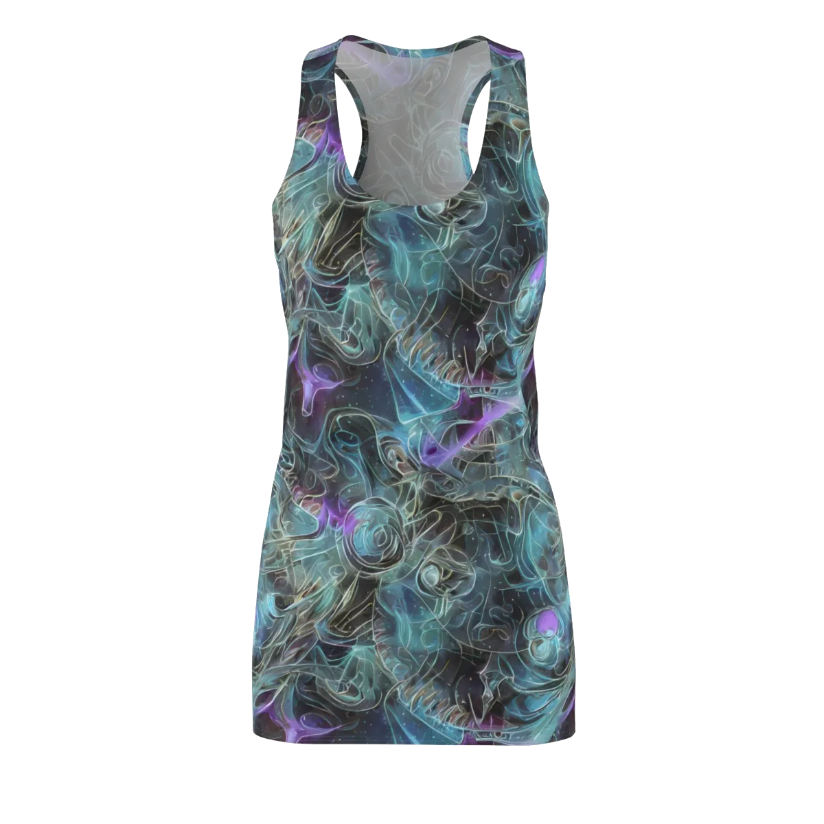 Deep Space Opal on Racerback Dress — Front