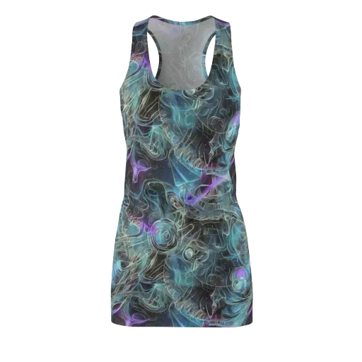 Deep Space Opal on a Racerback Dress