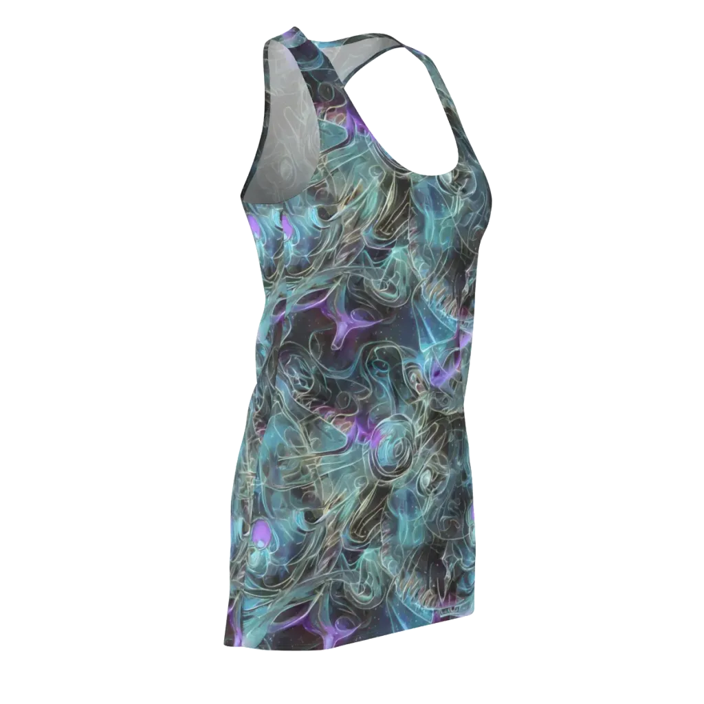 Deep Space Opal on Racerback Dress — Front Side