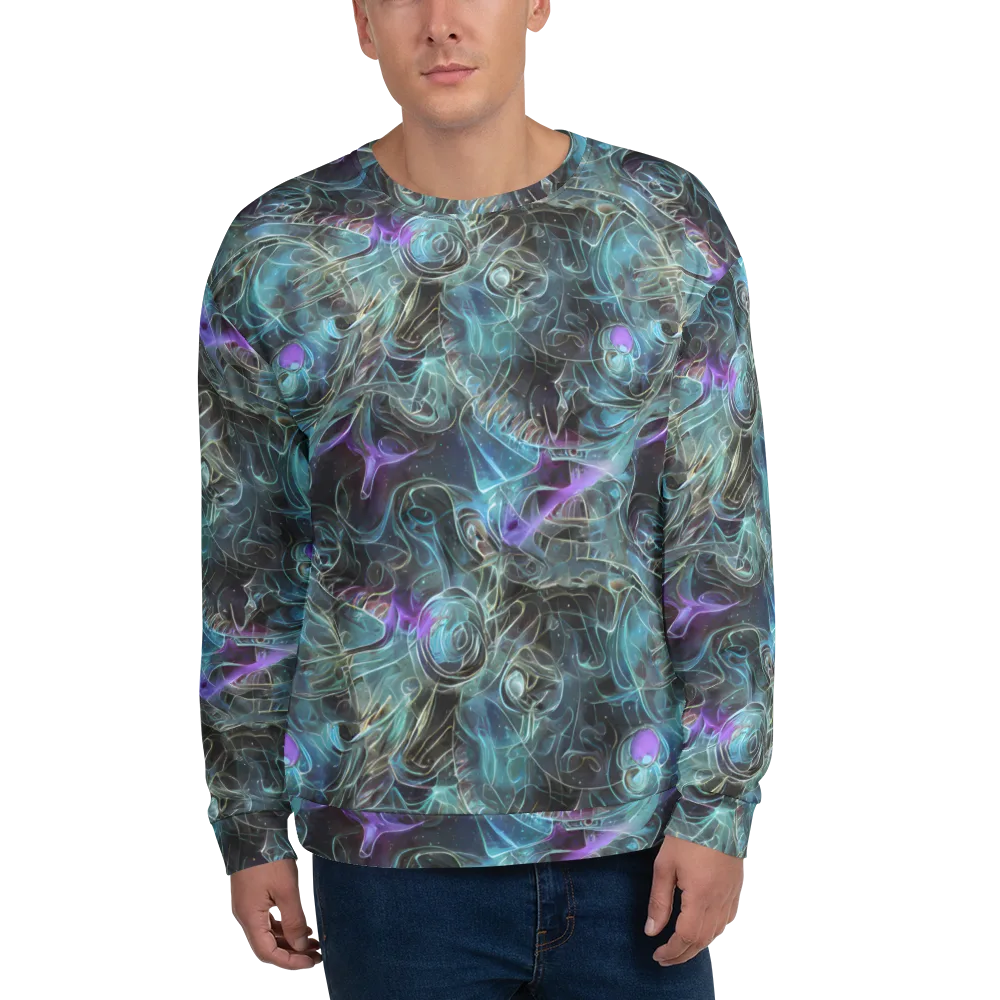 Deep Space Opal on Sweatshirt — Front