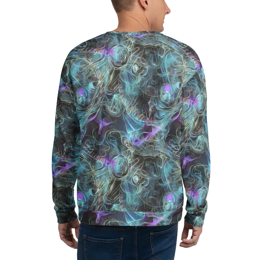 Deep Space Opal on Sweatshirt — Back