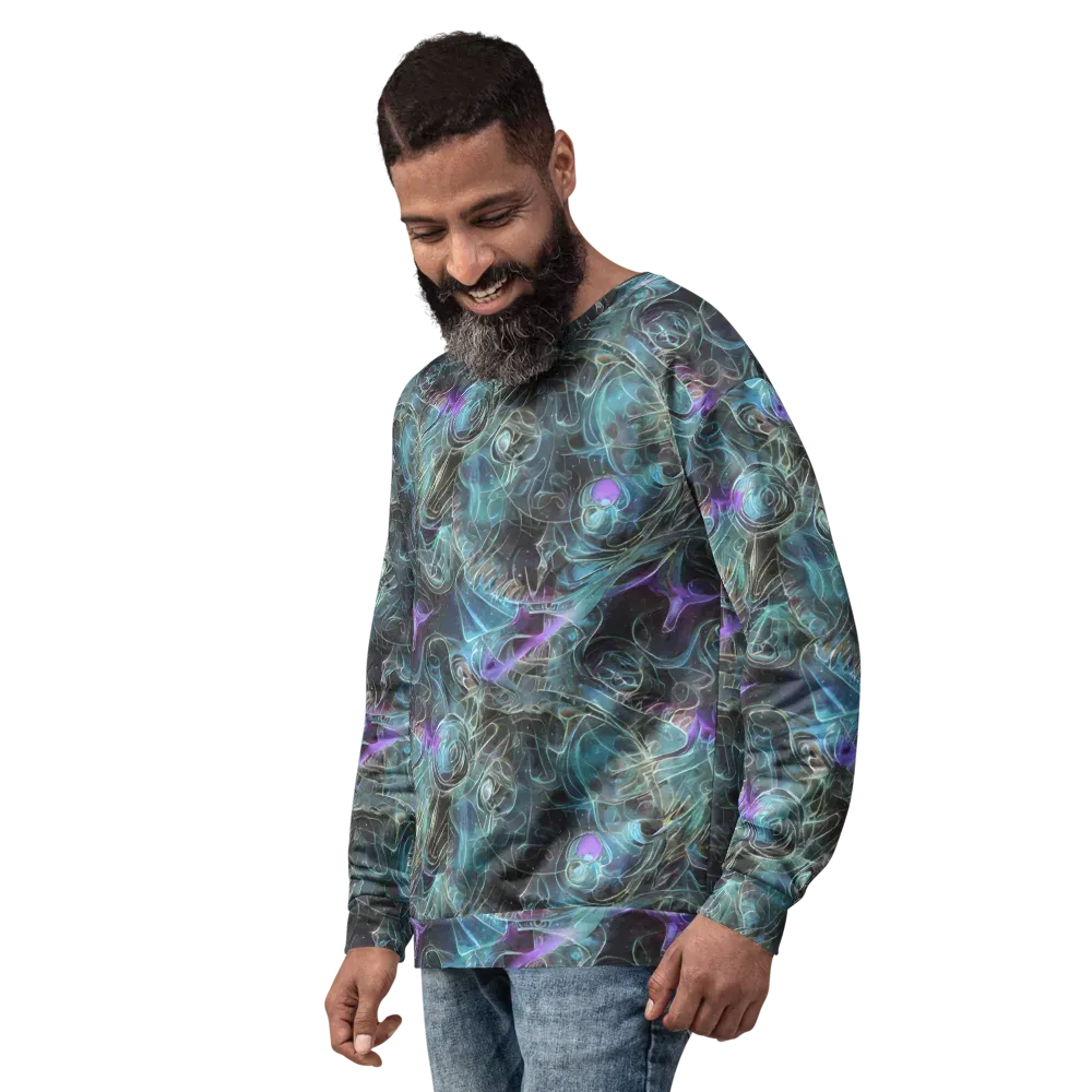 Deep Space Opal on Sweatshirt — Left Front