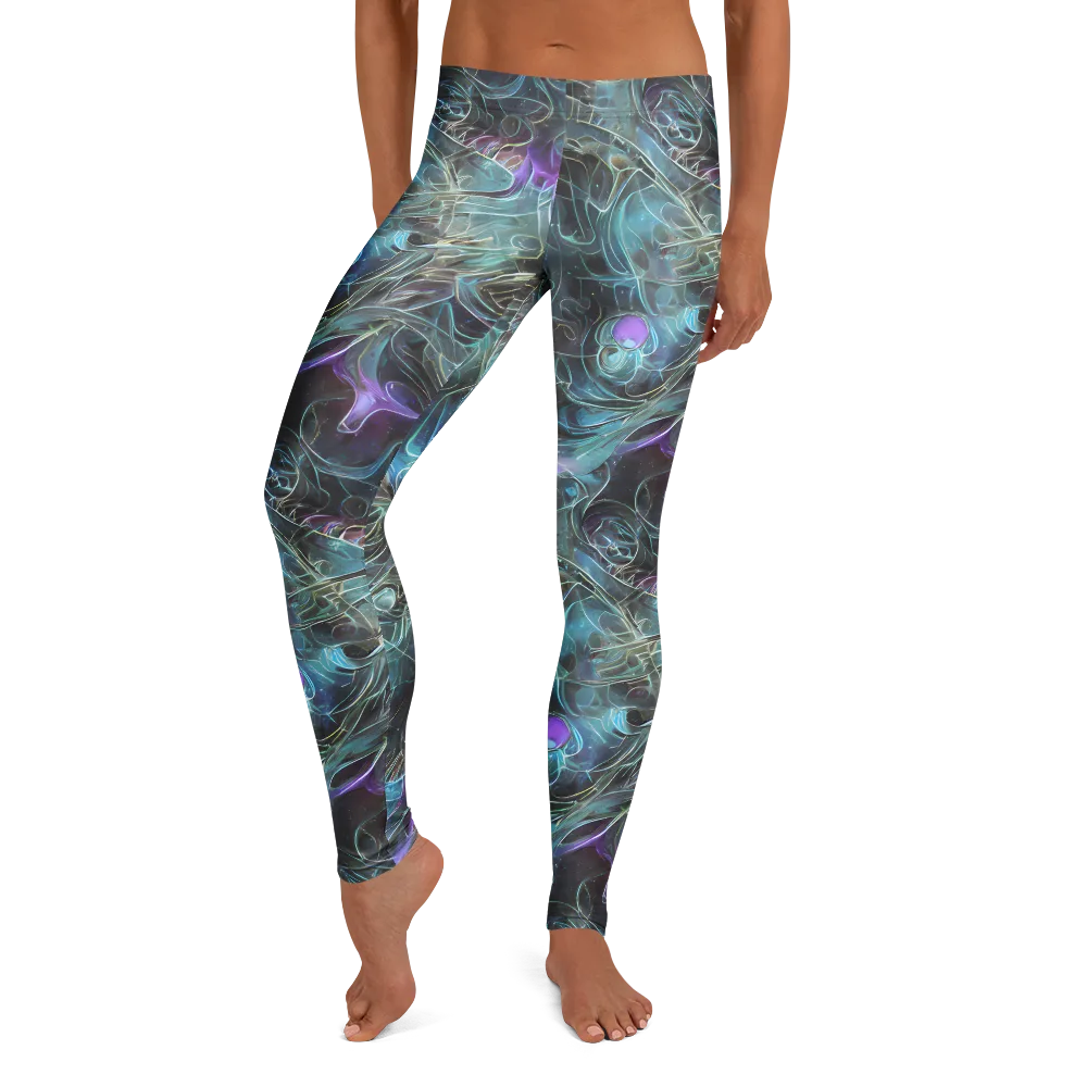 Deep Space Opal on Leggings — Front