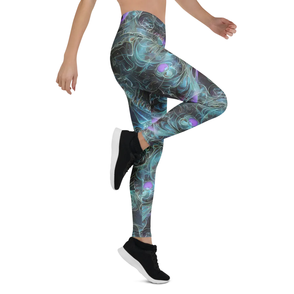 Deep Space Opal on Leggings — Right