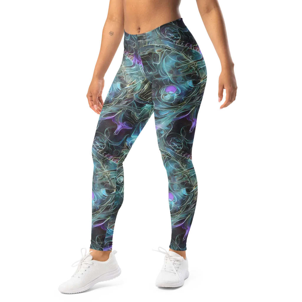 Deep Space Opal on Leggings — Left Front