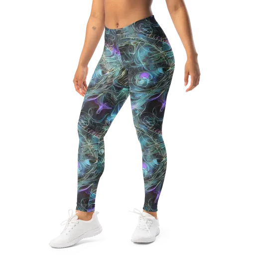 Deep Space Opal on a Leggings