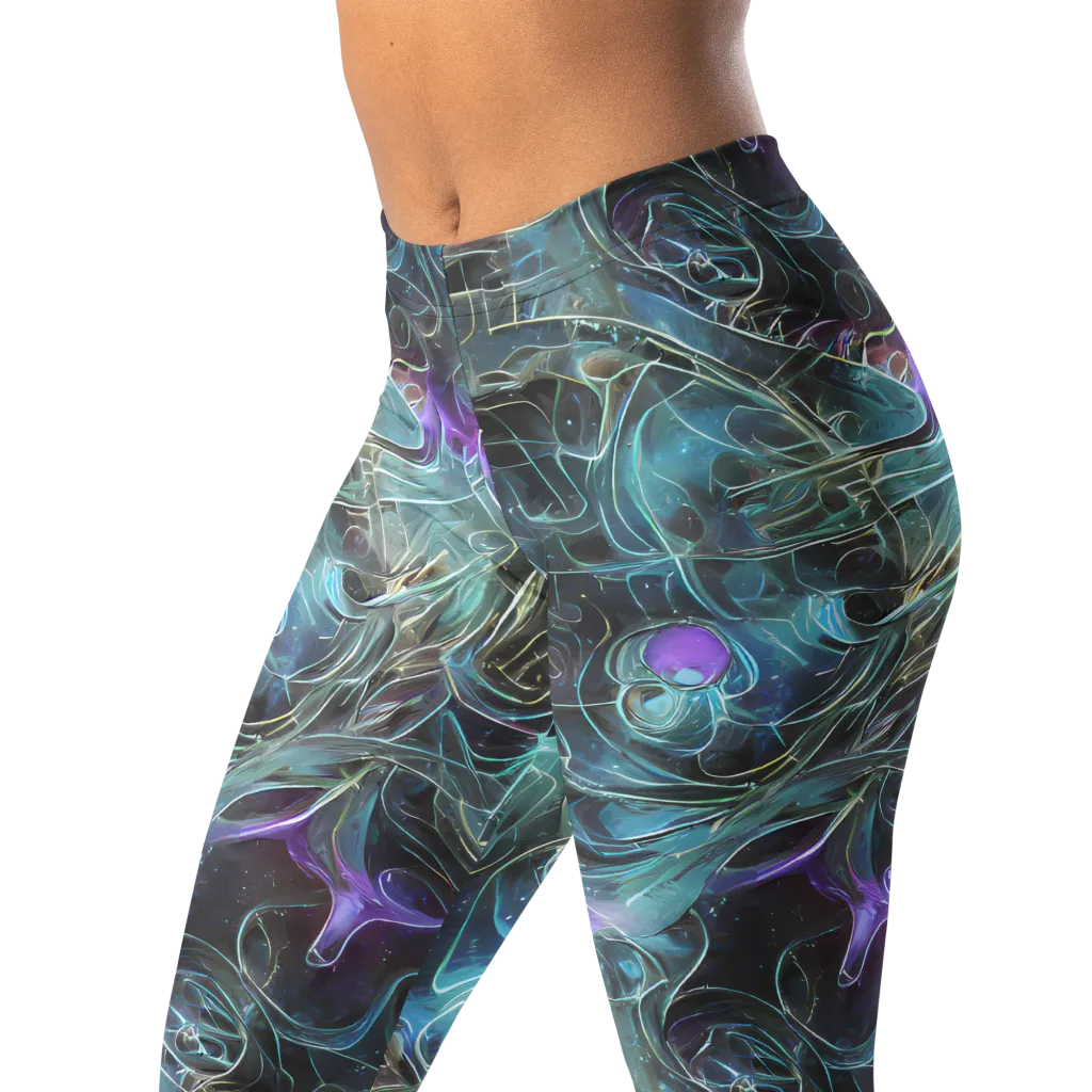 Deep Space Opal on Leggings — Left Front