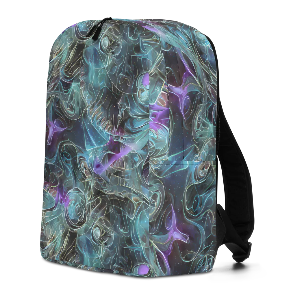 Deep Space Opal on Minimalist Backpack — Left