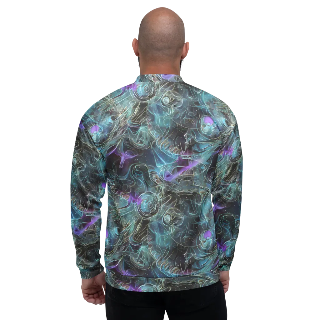 Deep Space Opal on Bomber Jacket — Back