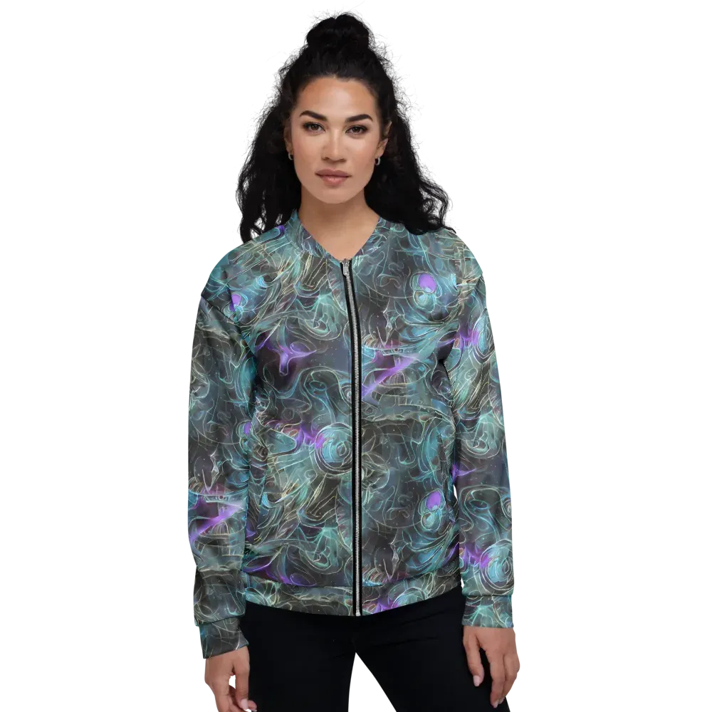 Deep Space Opal on Bomber Jacket — Front