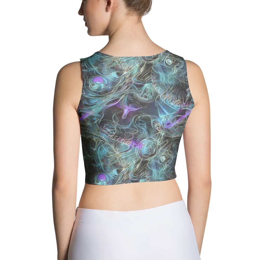 Deep Space Opal on Crop Top — Back