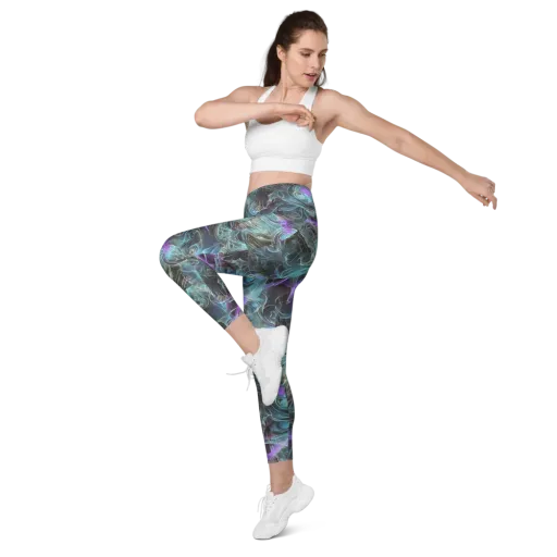 Deep Space Opal on a Leggings with Pockets
