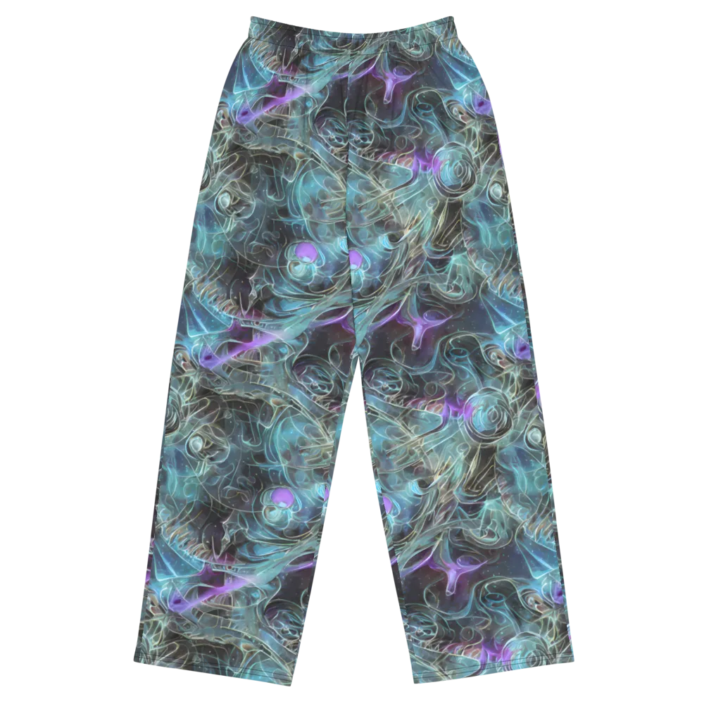 Deep Space Opal on Wide-Leg Pants — Front