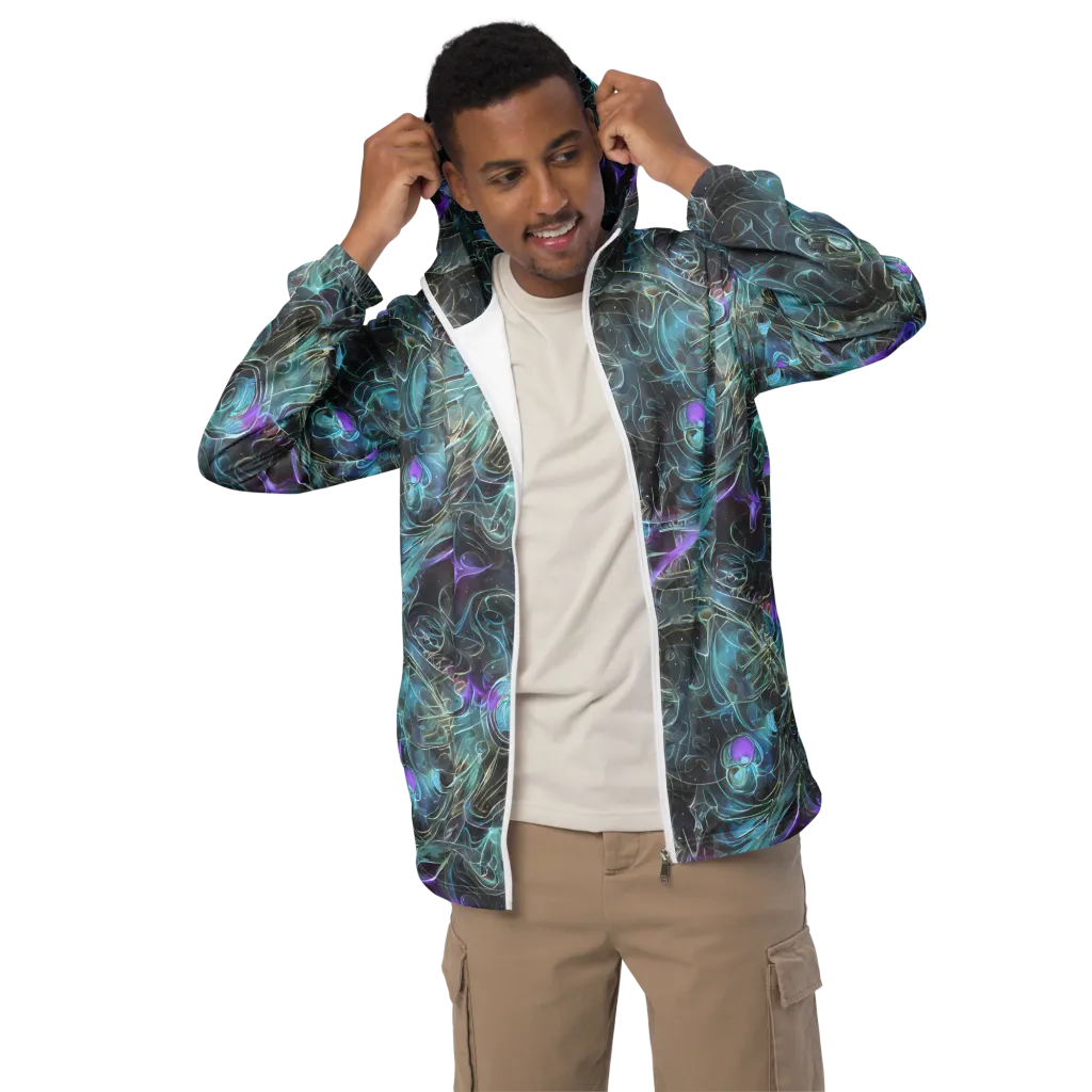 Deep Space Opal on Men's Windbreaker — Front