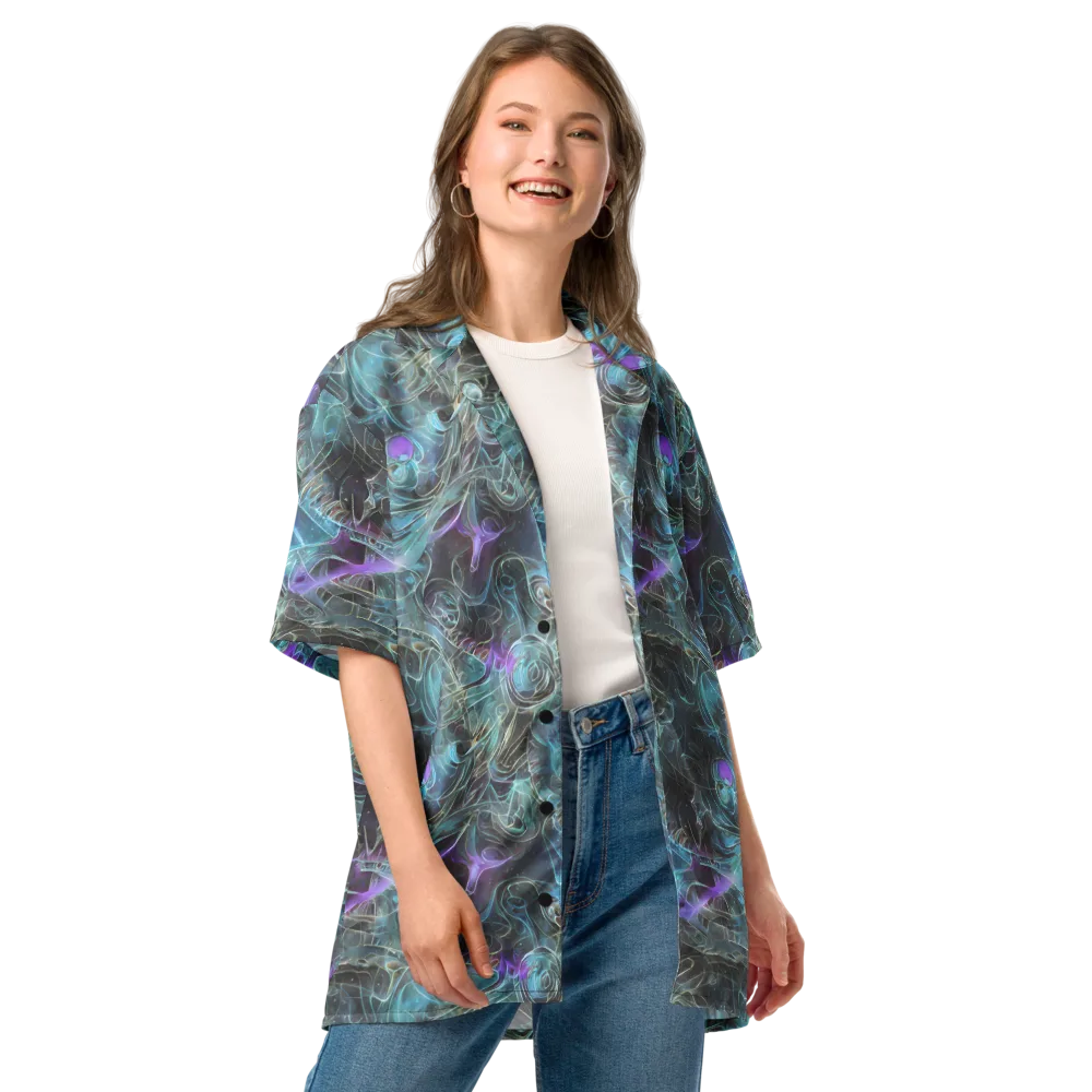 Deep Space Opal on Button Shirt — Front