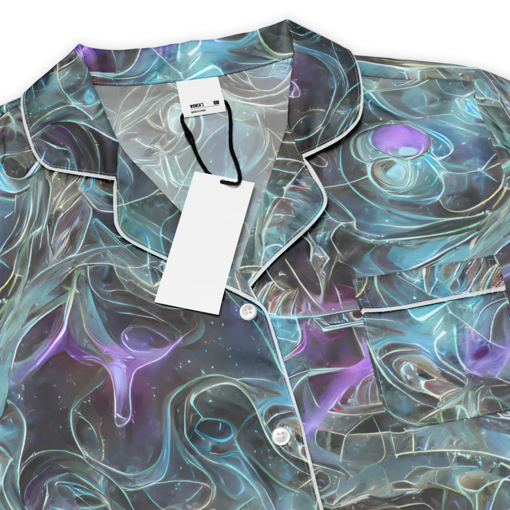 Deep Space Opal on Women's Short Sleeve Pajama Top — Product details