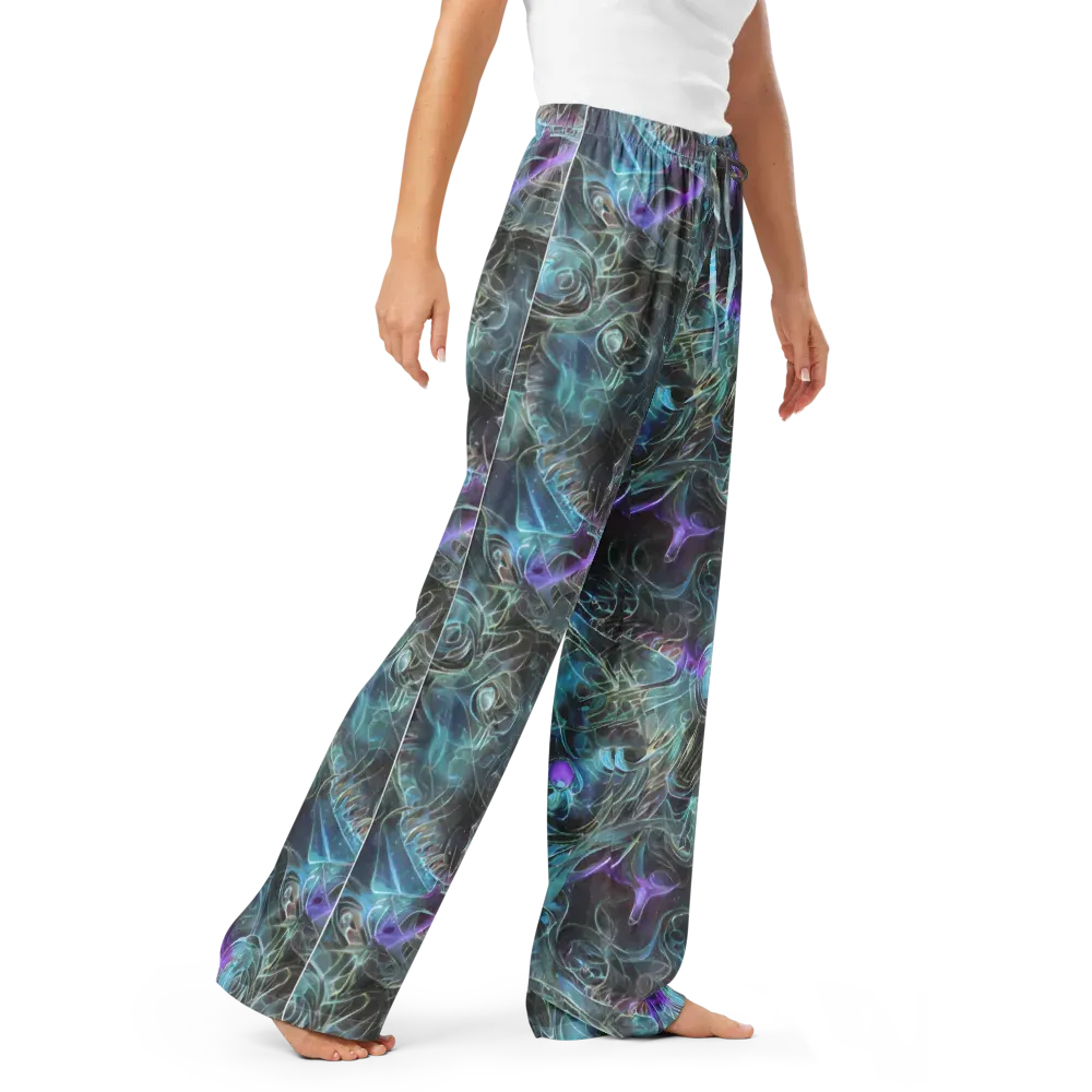Deep Space Opal on Women's Pajama Pants — Right Front