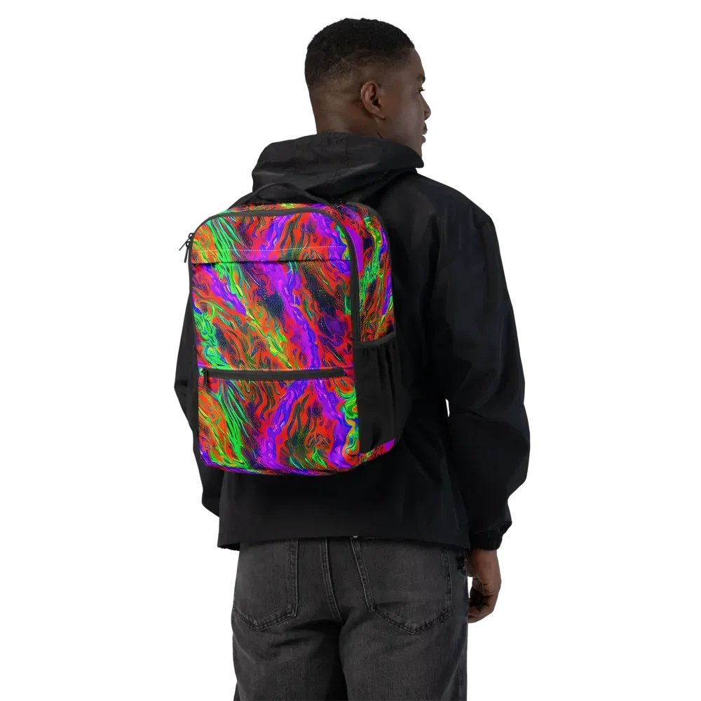 Flare Cascade on Utility Backpack — Back