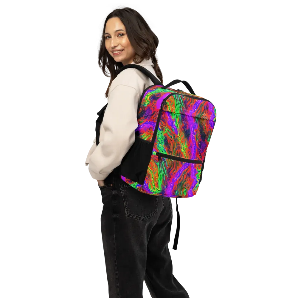Flare Cascade on Utility Backpack — Back