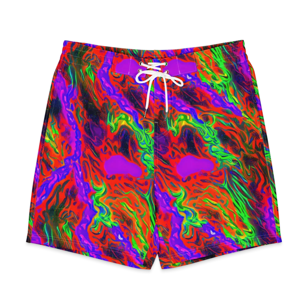 Flare Cascade on Men's Board Shorts — Front