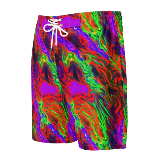 Flare Cascade on a Men's Board Shorts