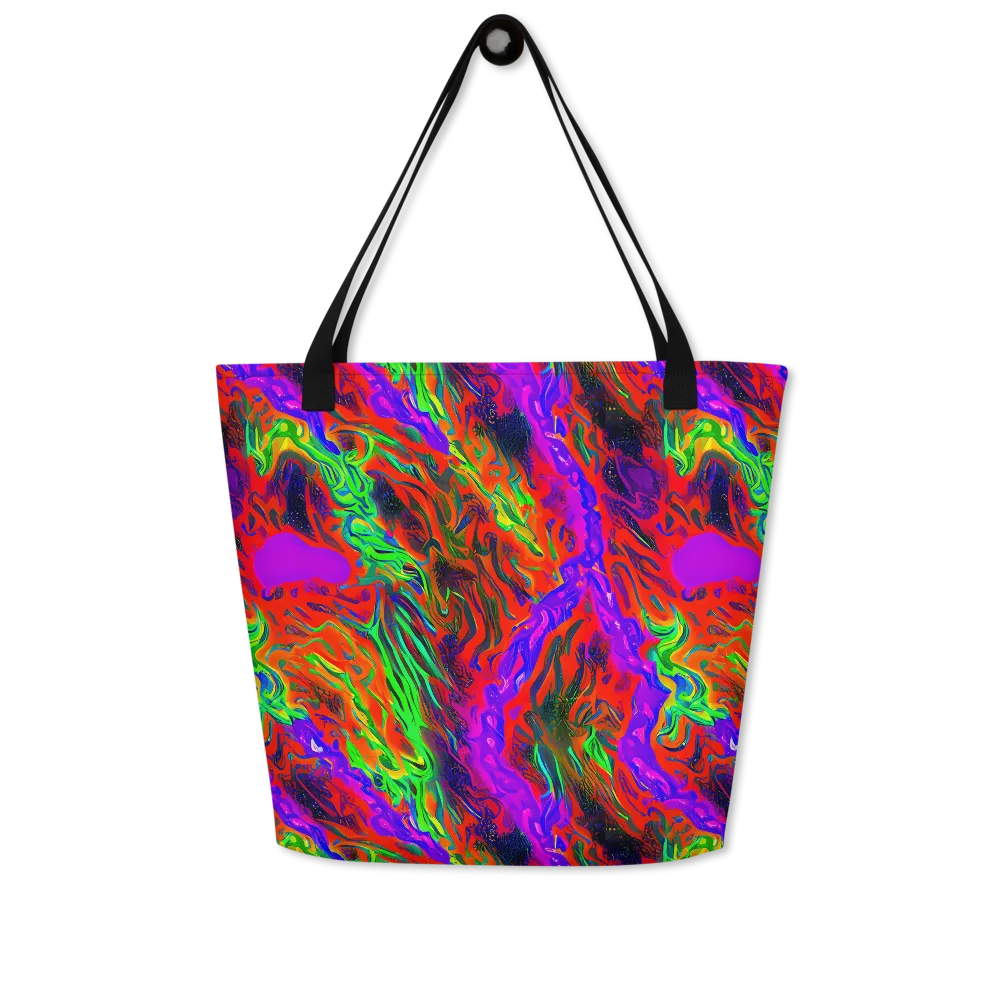 Flare Cascade on Large Tote Bag W/ Pocket — Front