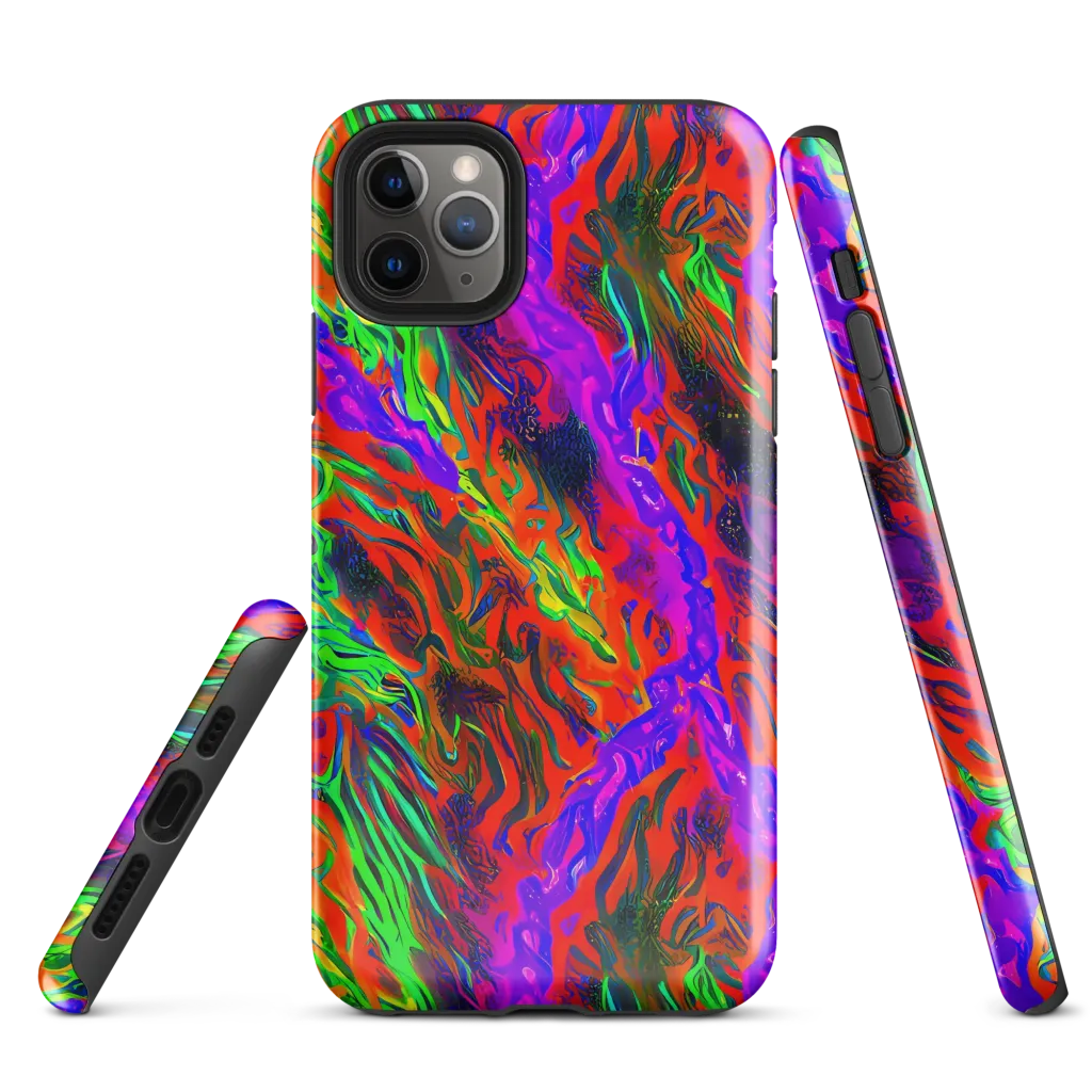 Flare Cascade on Tough Case for iPhone® — Front