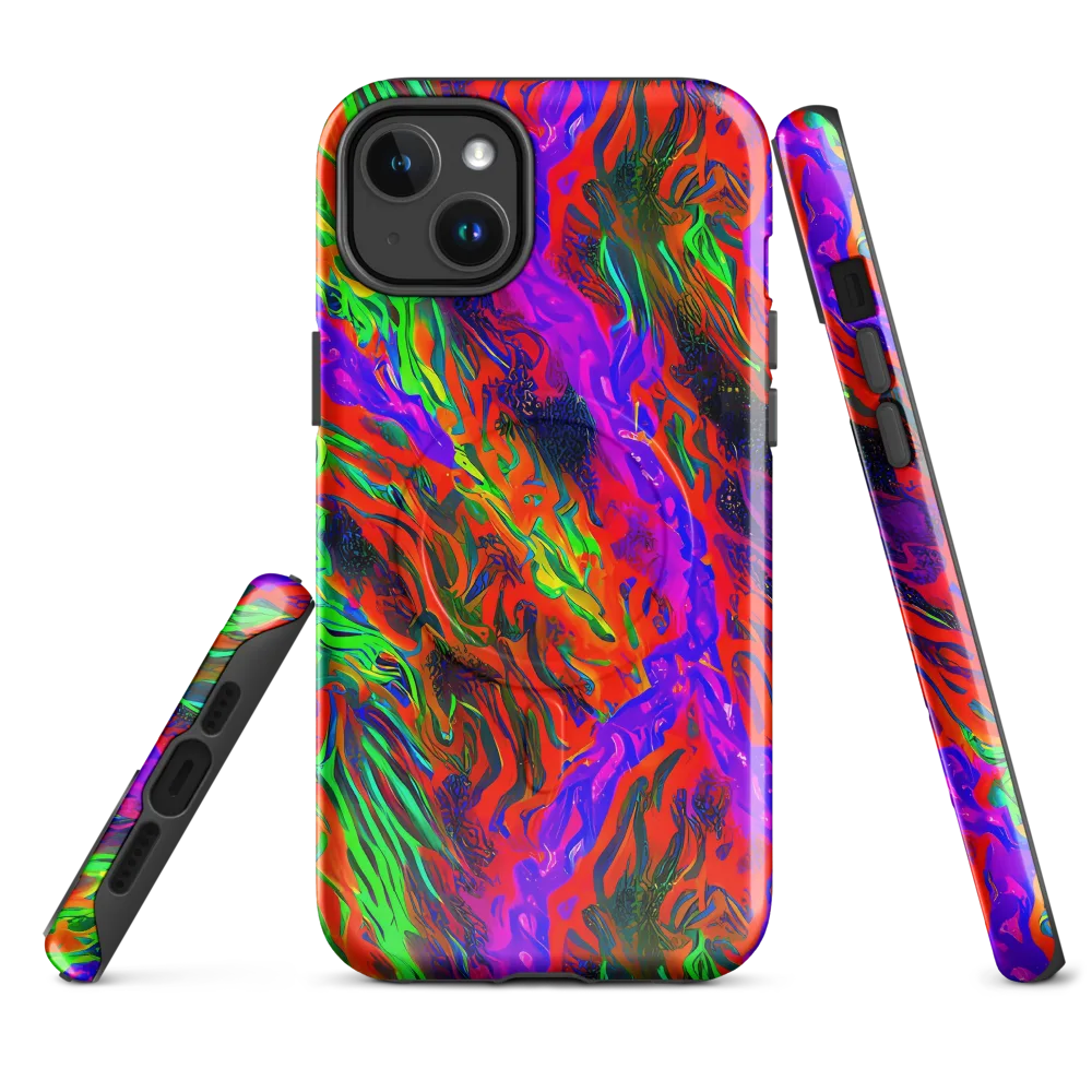 Flare Cascade on MagSafe Tough Case for iPhone® — Front