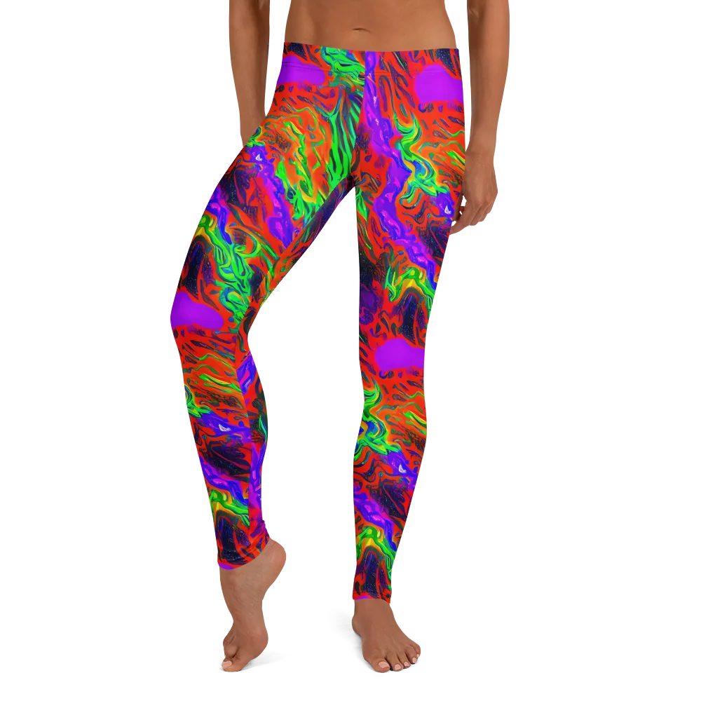 Flare Cascade on Leggings — Front