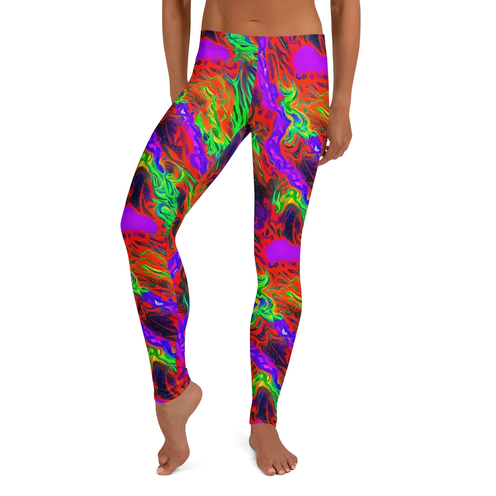 Flare Cascade on Leggings — Front