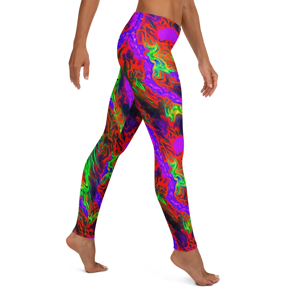 Flare Cascade on Leggings — Right