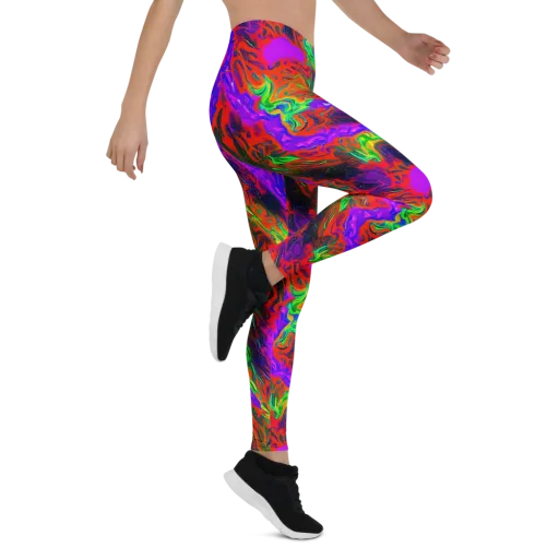Flare Cascade on a Leggings