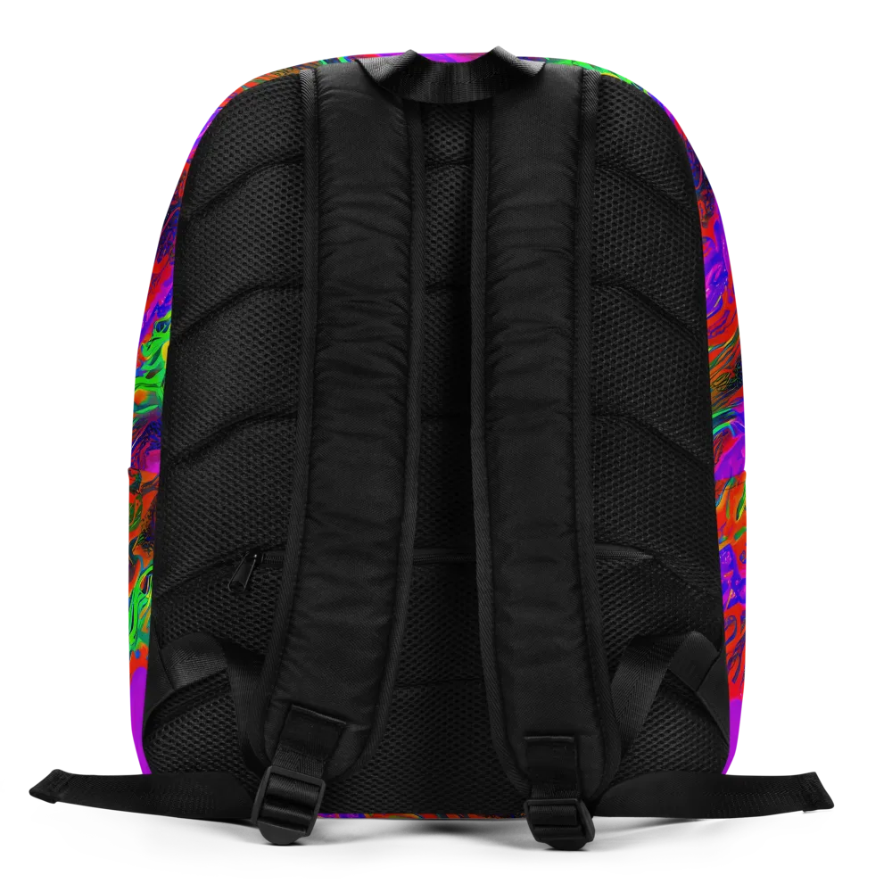 Flare Cascade on Minimalist Backpack — Back
