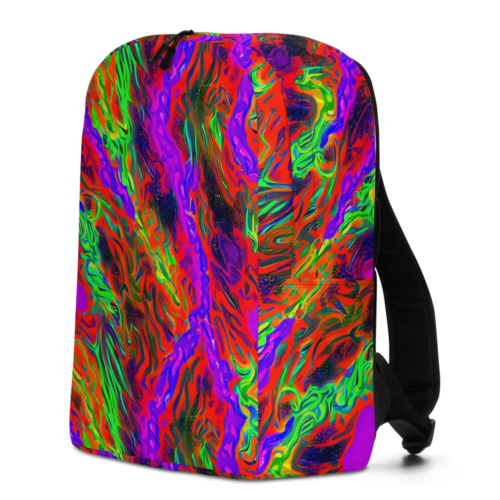 Flare Cascade on Minimalist Backpack — Left