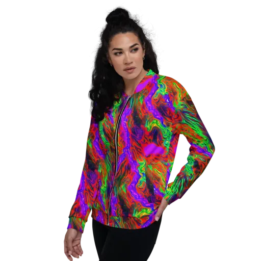 Flare Cascade on a Bomber Jacket