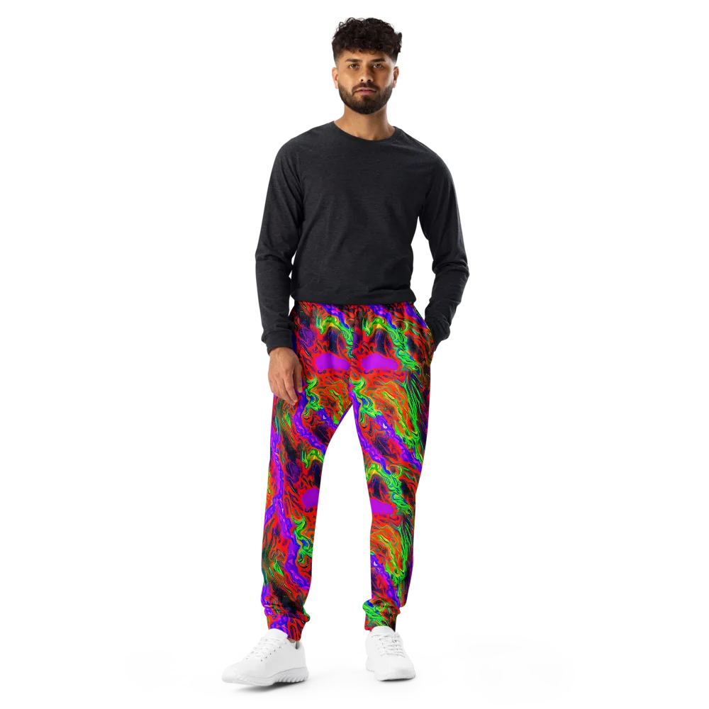 Flare Cascade on Men's Joggers — Front