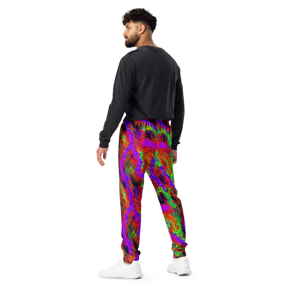 Flare Cascade on Men's Joggers — Back