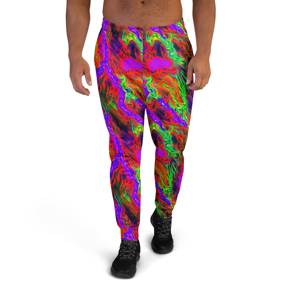 Flare Cascade on Men's Joggers — Front