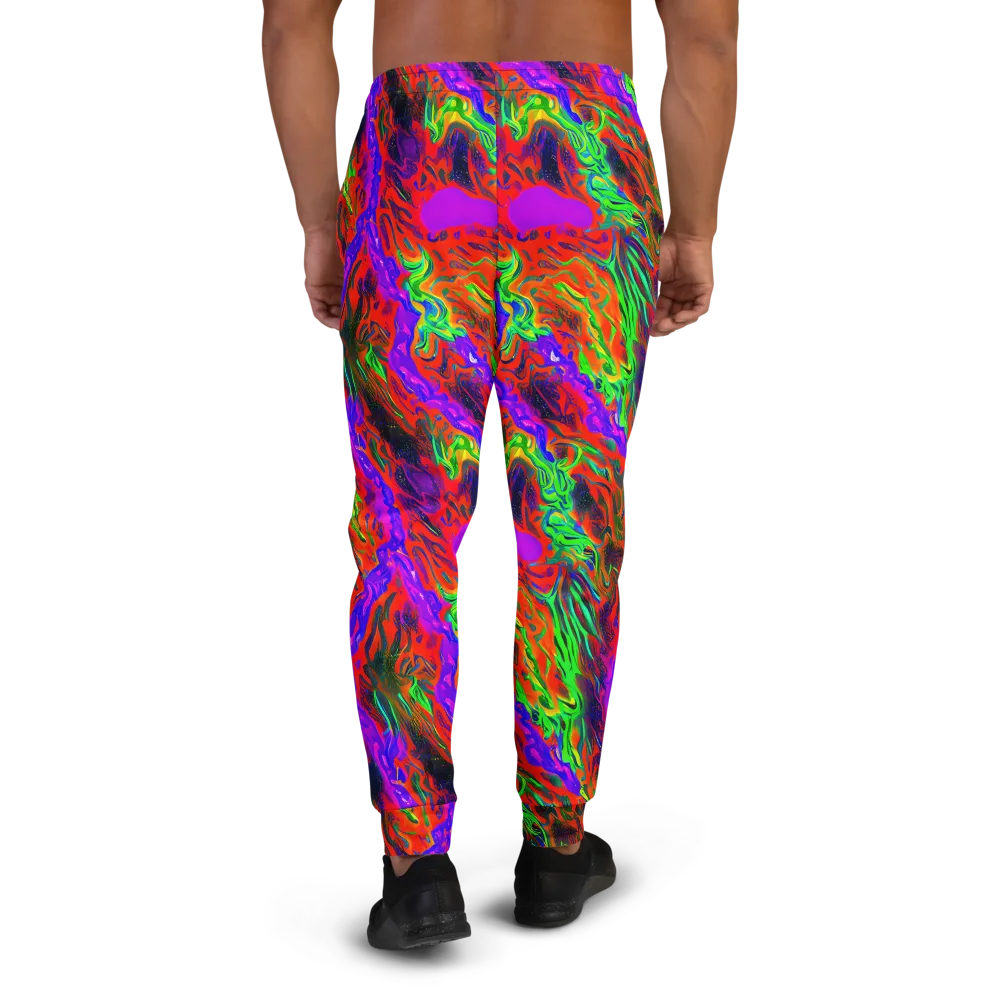 Flare Cascade on Men's Joggers — Back