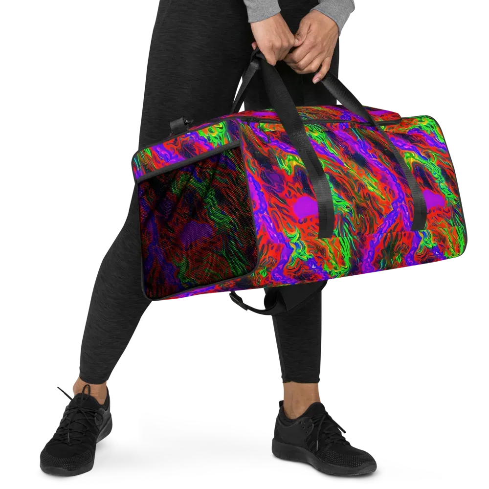 Flare Cascade on Duffle Bag — Right Front