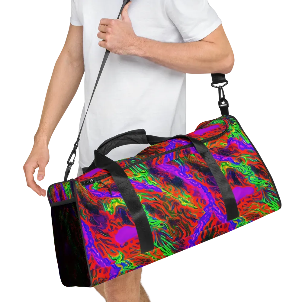 Flare Cascade on Duffle Bag — Right Front