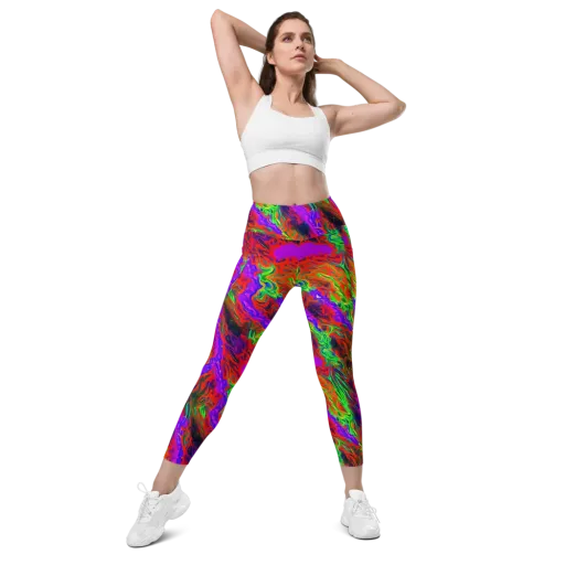 Flare Cascade on a Leggings with Pockets