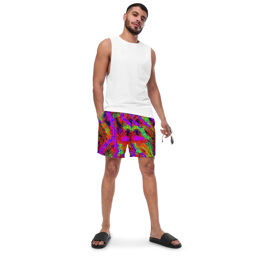 Flare Cascade on Swim Trunks — Front