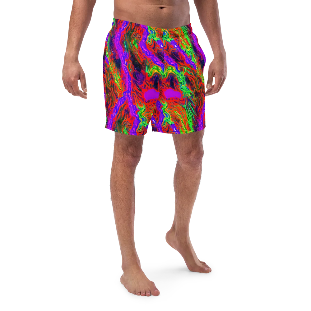 Flare Cascade on Swim Trunks — Front