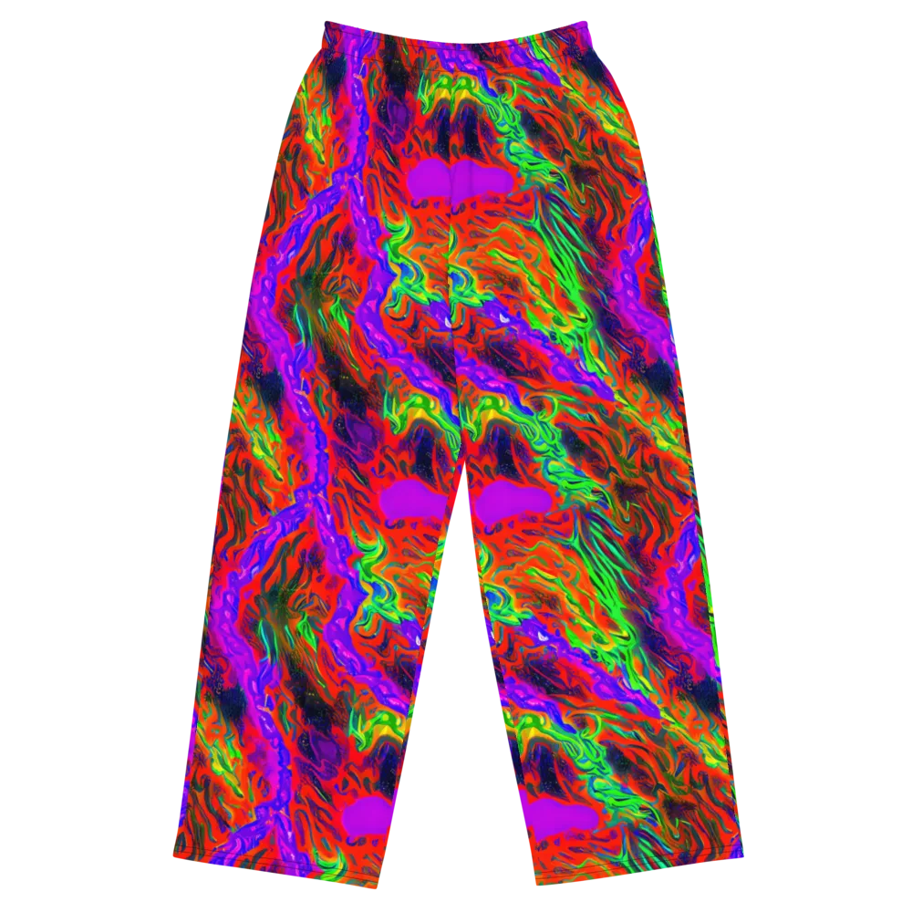 Flare Cascade on Wide-Leg Pants — Front