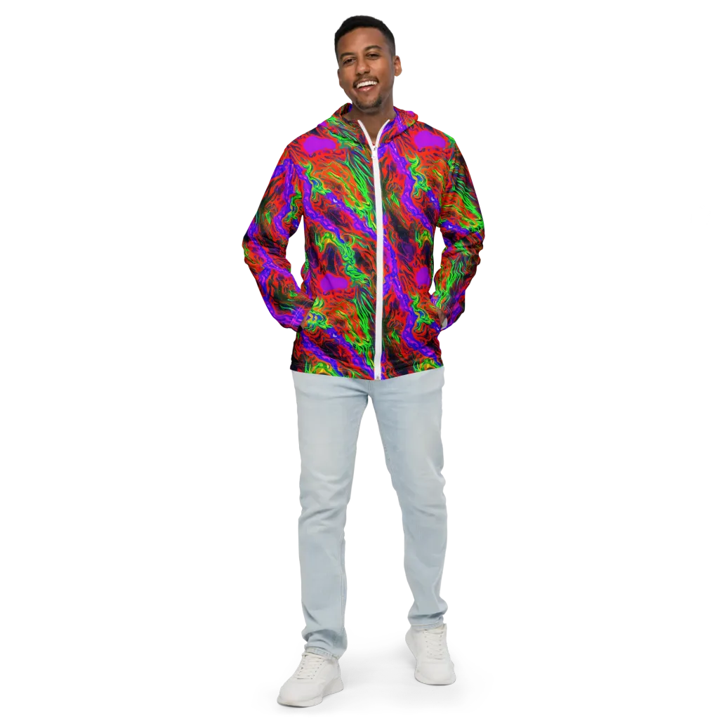 Flare Cascade on Men's Windbreaker — Front