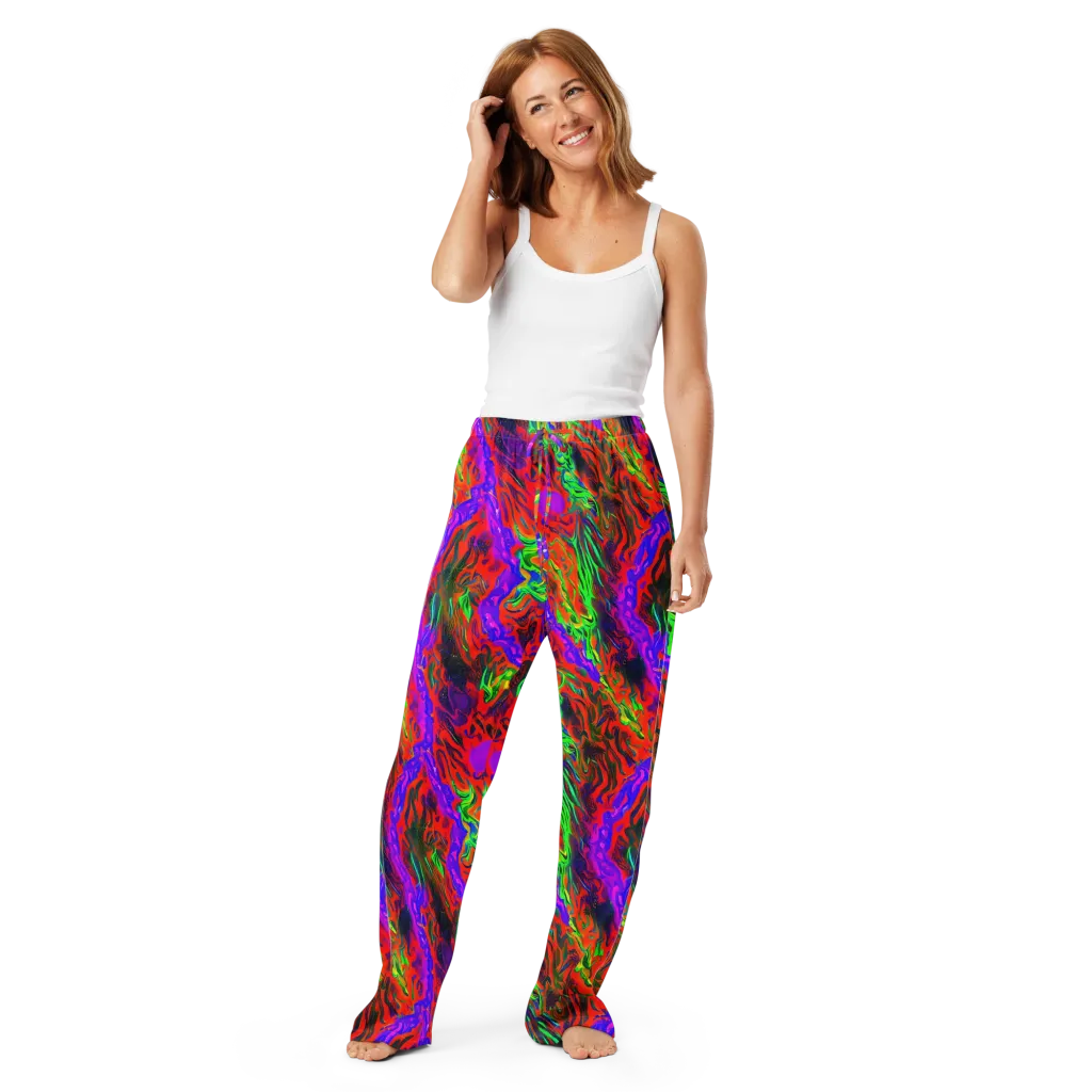 Flare Cascade on Women's Pajama Pants — Front