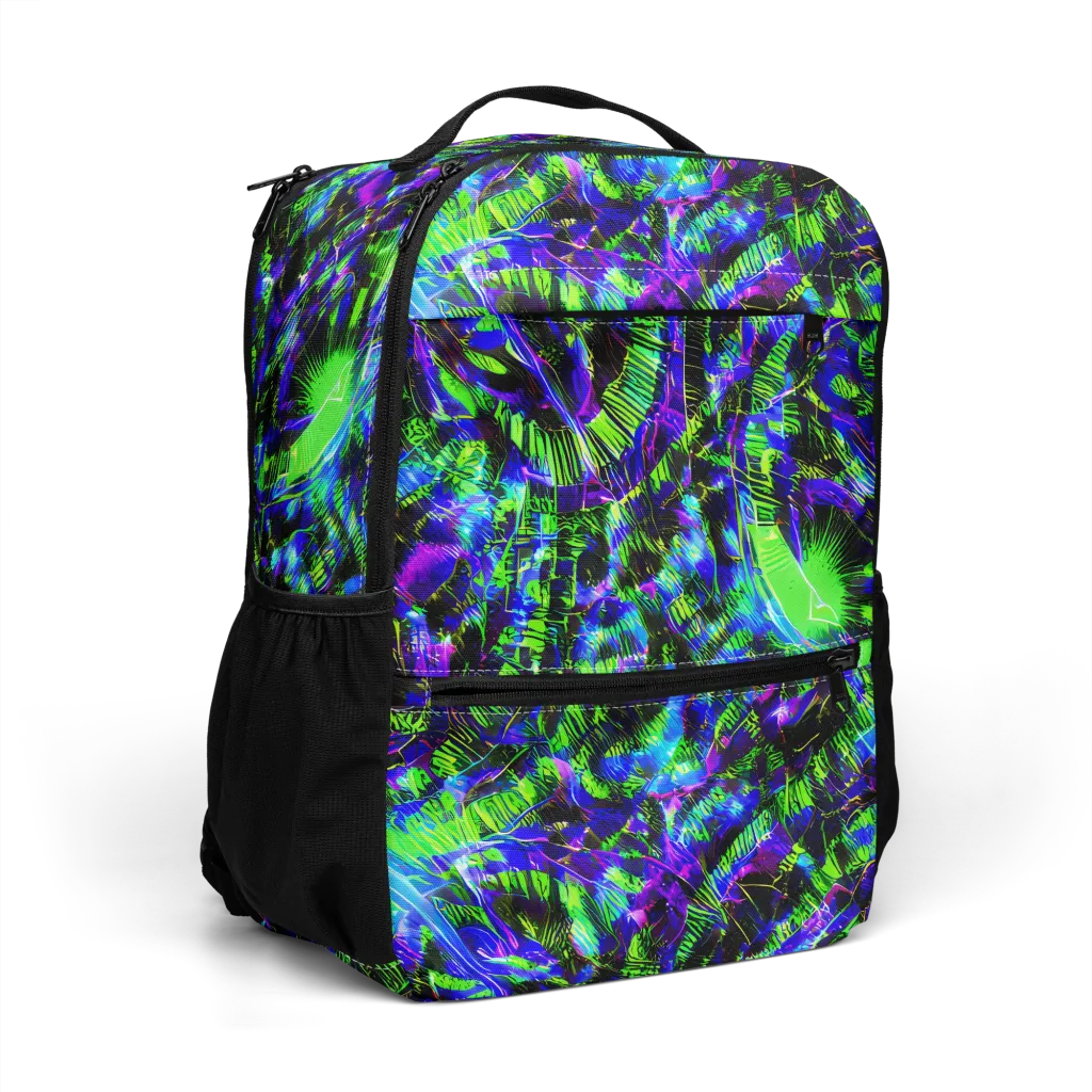 Acid Rainforest on Utility Backpack — Right Front