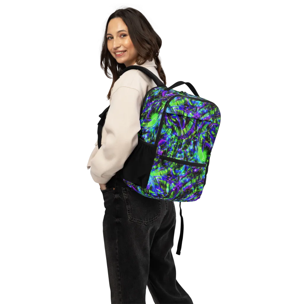 Acid Rainforest on Utility Backpack — Back